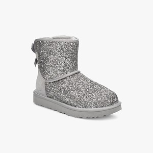 Ugg Classic Mini Bow Cosmos Klassiska Stövlar Dam Silver (549078CMQ)